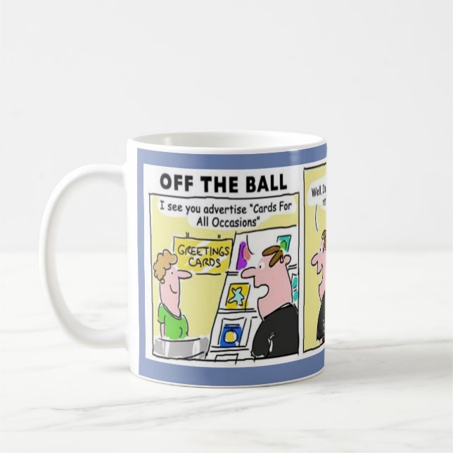 Taza De Café Tarjetas amarillas y rojas. Árbitro de fútbol (Izquierda)