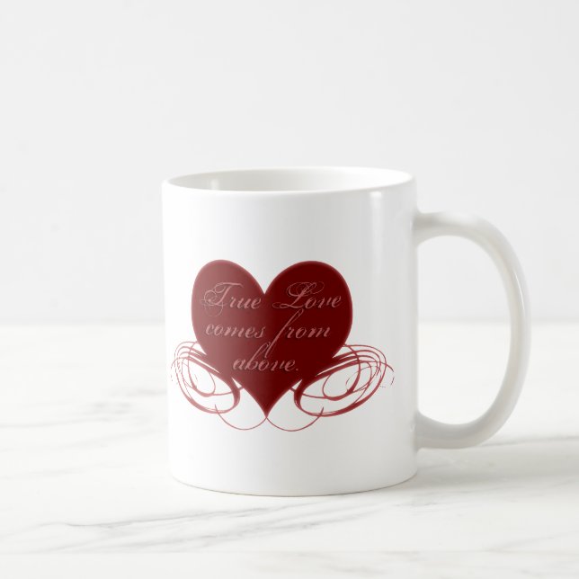 Taza De Café Tarjetas, camisetas y regalos cristianos del el (Derecha)