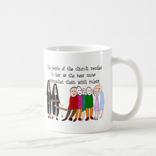 Taza De Café Tarjetas y regalos divertidos de las monjas (Derecha)