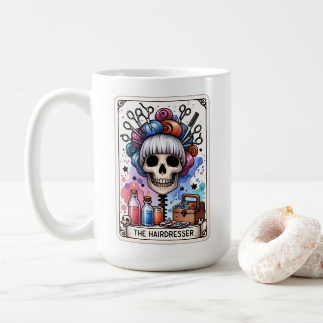 Taza De Café Tarot Card Mug (Con donut)