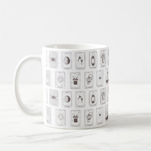 Taza De Café Tarot Card Mug Estética Gótica