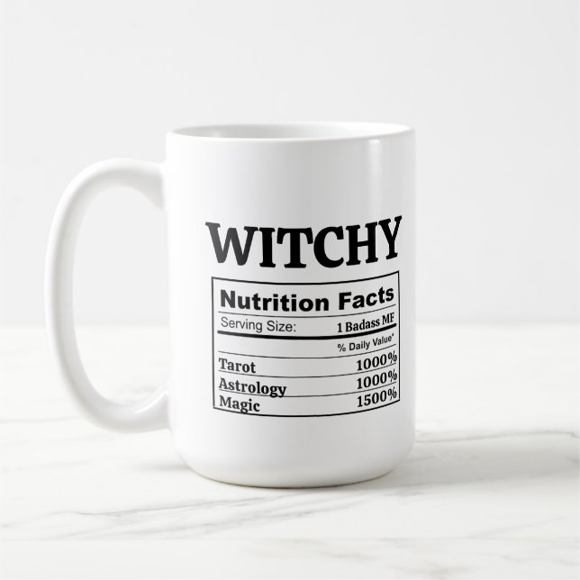 Taza De Café Tarot Witch Astrology Lovers Feminist Magic (Izquierda)