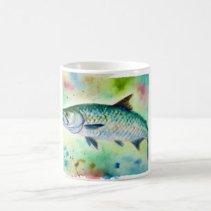 Taza De Café Tarpon Elegance 210824AREF113 - Watercolor