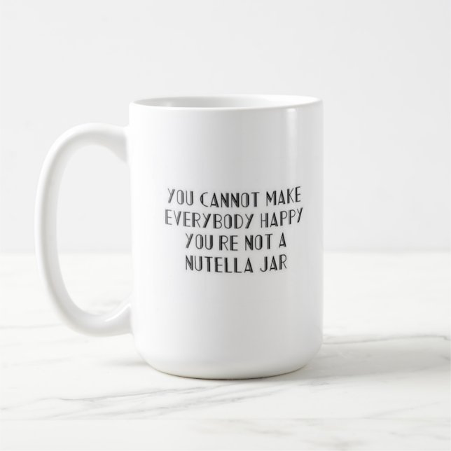 Taza De Café Tarro de Nutella (Izquierda)