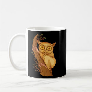 Taza De Café Tarsi: El mono tarsier Bohol frente al tarsi