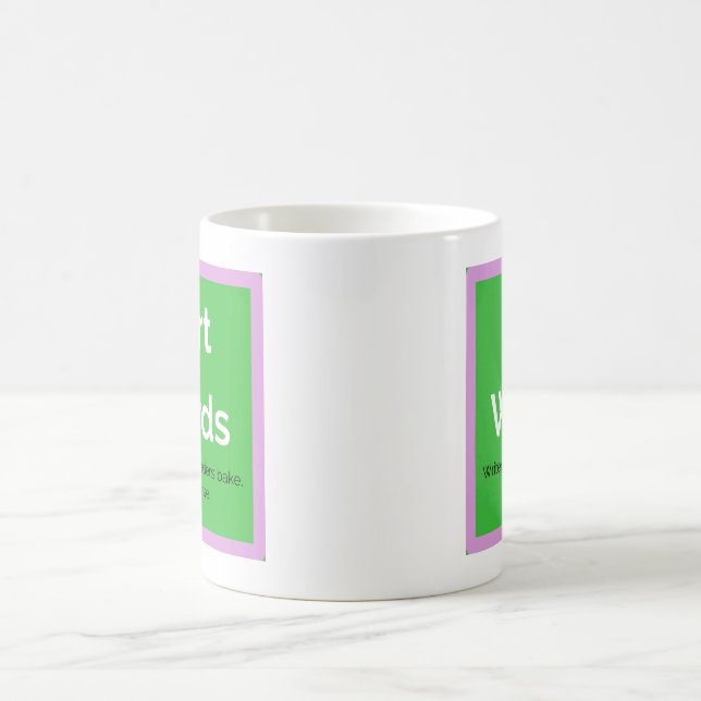 Taza De Café Tart Words Mug (Centro)