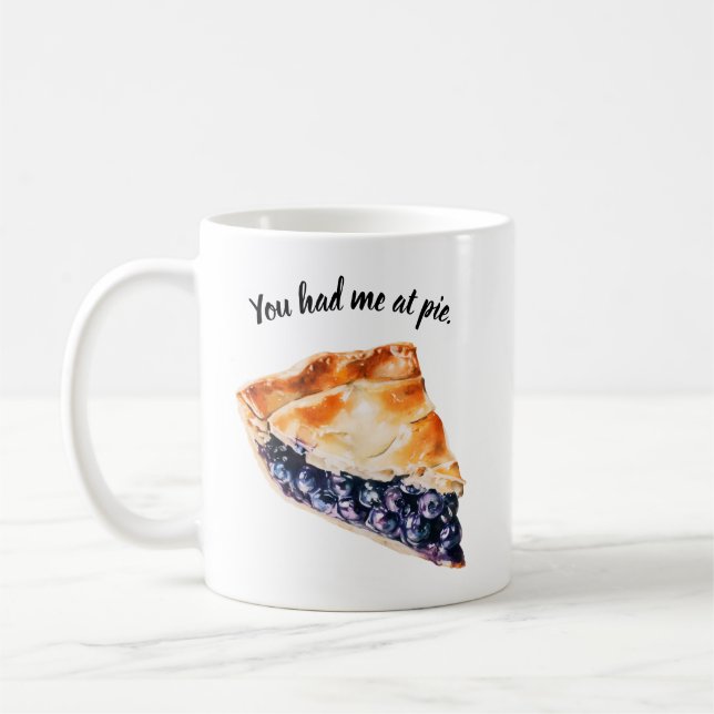Taza De Café Tarta de Arándanos (Izquierda)