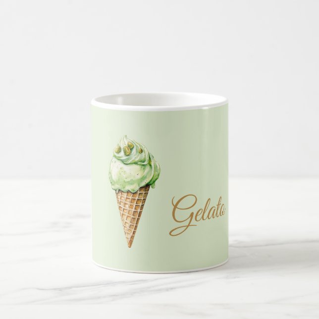 Taza De Café Tarta de Cumpleaños de Helado de Menta  (Centro)