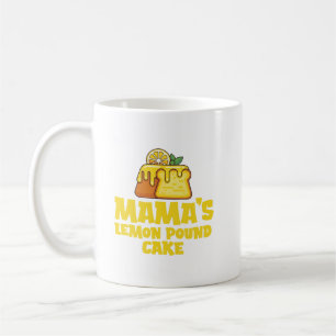 Taza De Café Tarta De Limón De Mamá Enfriar Amantes De La Comid