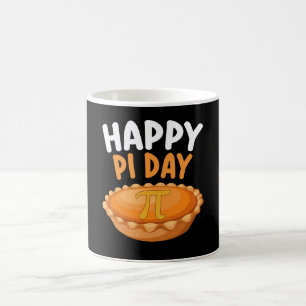 Taza De Café Tarta Feliz Día Pi Matemáticas Arcoíris