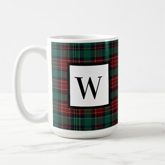 Taza De Café Tartan Cazador del Bosque (Izquierda)