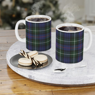 Taza De Café Tartan Clan MacKenzie Plaid Green Black Check
