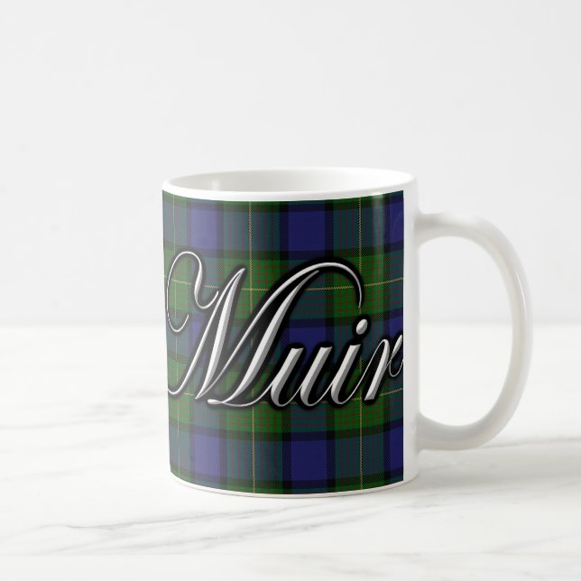 Taza De Café Tartan Clásico del Clan Muir (Derecha)