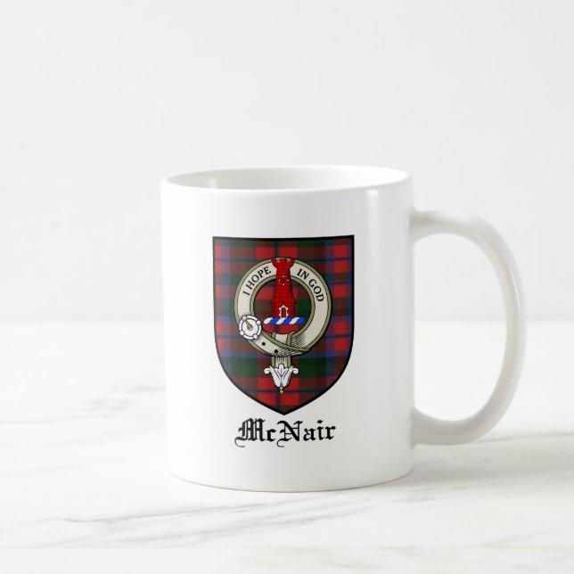 Taza De Café Tartán de la insignia del escudo del clan de (Derecha)