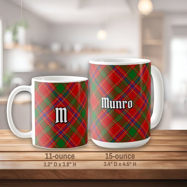 Taza De Café Tartan del Clan Munro (Subido por el creador)