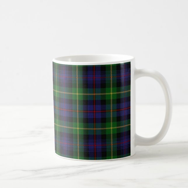 Taza De Café Tartán escocés de Farquharson del clan (Derecha)