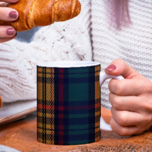 Taza De Café Tartán inmaduro