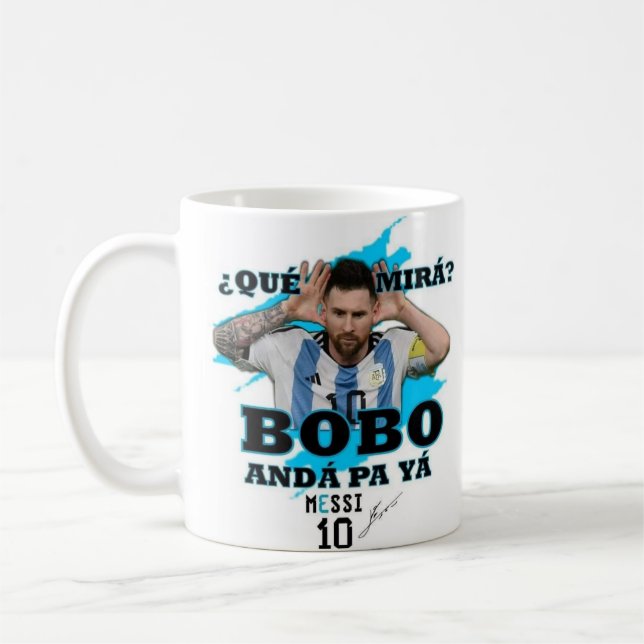 TAZA DE CAFÉ TASA DE MESSI (Izquierda)