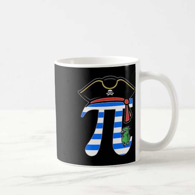 Taza De Café Tasa de Pi de Gorra de Costume Pirat (Derecha)