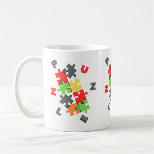 Taza De Café Tasa de rompecabezas