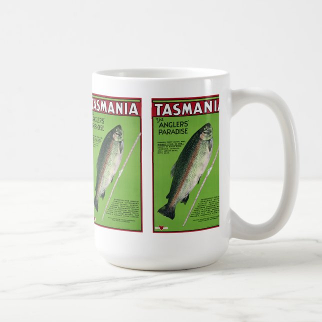Taza De Café Tasmania ~ El paraíso de los angloparos (Derecha)