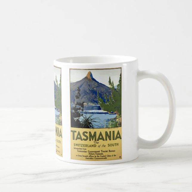 Taza De Café Tasmania ~ Suiza del Sur (Derecha)