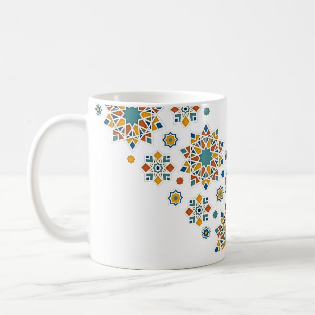 Taza De Café tasse avec avec l'artisanat marocain (Izquierda)