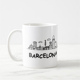 Taza De Café Tasse Barcelone