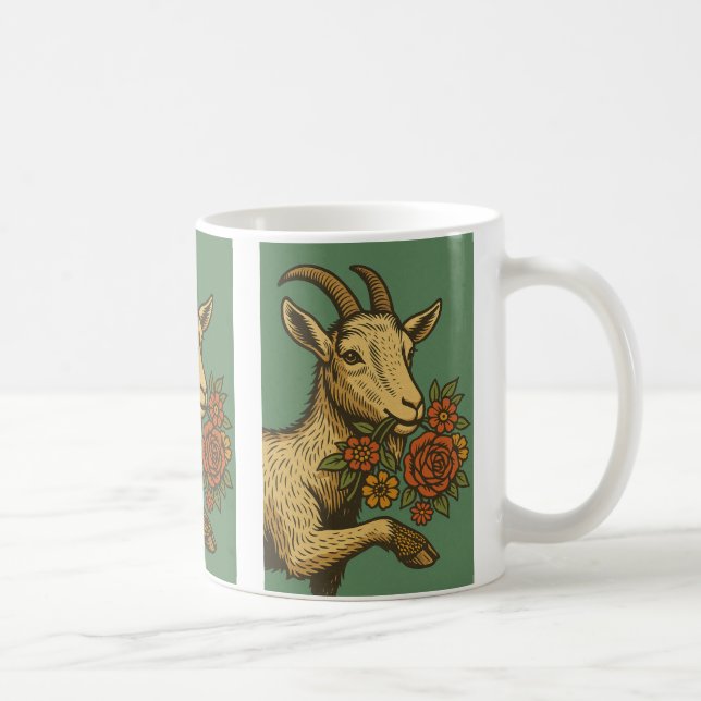 Taza De Café Tasse chèvre campagne fun (Derecha)