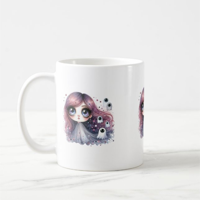 Taza De Café tasse creature halloween  (Izquierda)
