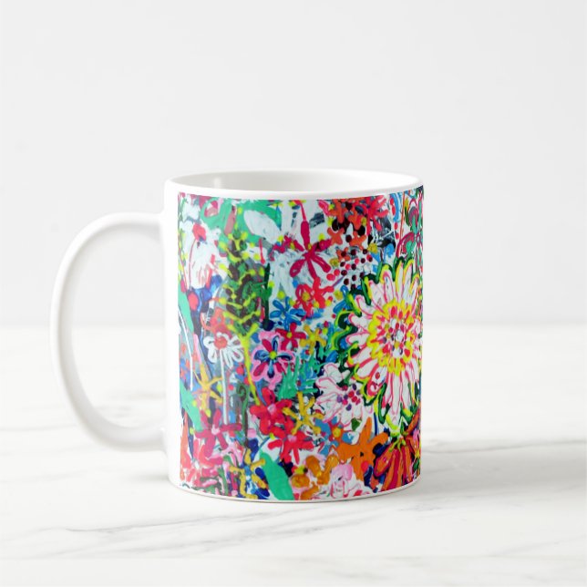 Taza De Café Tasse flowers by Natalia Kuruch (Izquierda)