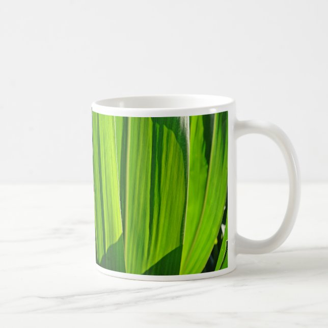 Taza De Café Tasse grüne Maisblätter (Derecha)