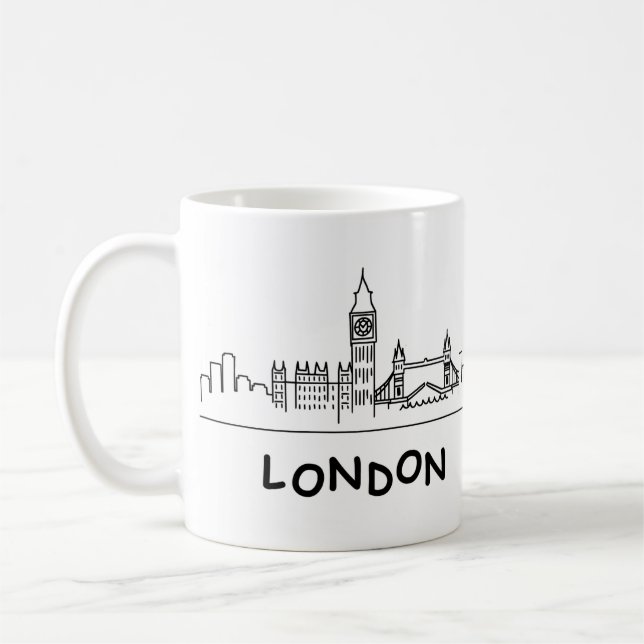 Taza De Café Tasse Londres (Izquierda)