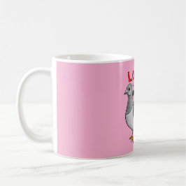 Taza De Café Tasse „Love for the Underdogs“ – Stadttauben-Motiv