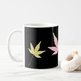 Taza De Café Tasse mit Herbstlaub
