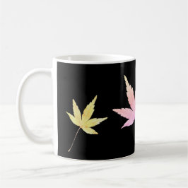 Taza De Café Tasse mit Herbstlaub