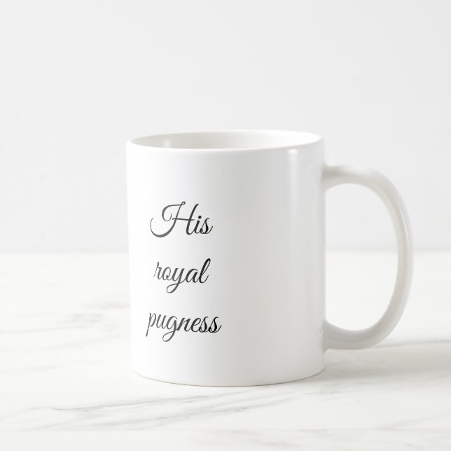 Taza De Café Tasse mit Mops (Derecha)