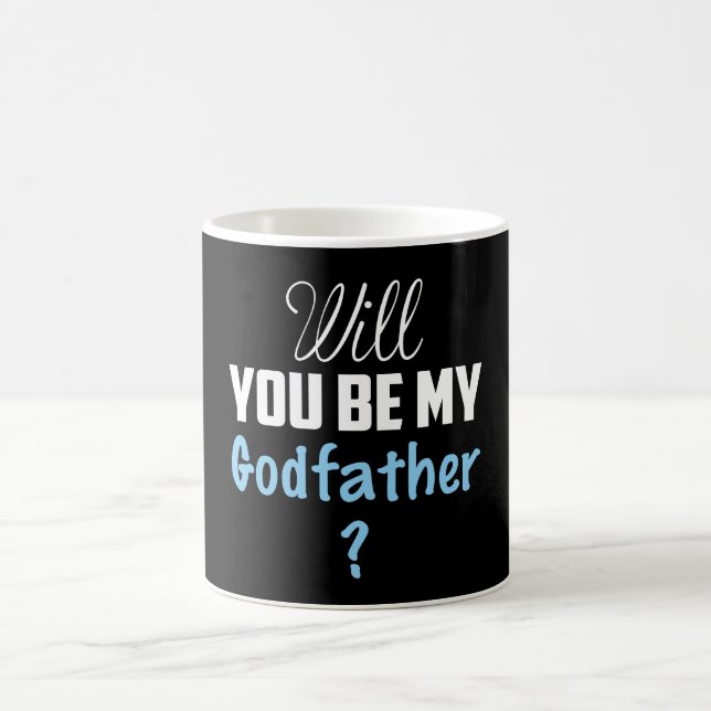 Taza De Café ¿Tasse MUG Will You Be My Godfather? (Centro)