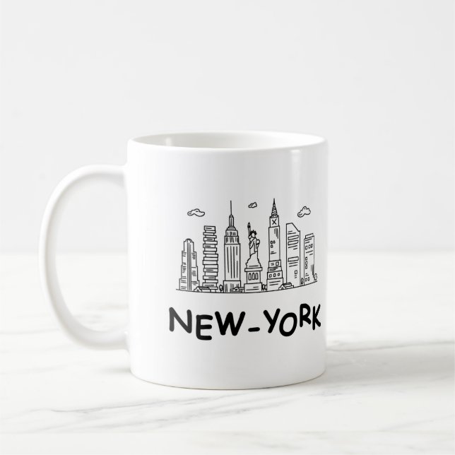Taza De Café Tasse New York (Izquierda)