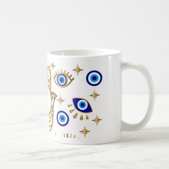 Taza De Café Tasse oeil fatma (Derecha)