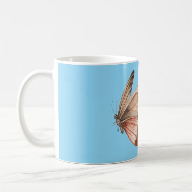 Taza De Café Tasse "Papillon du Ciel Serein" (Izquierda)