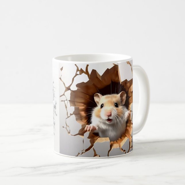 Taza De Café Tasse souris & chat (Anverso derecho)