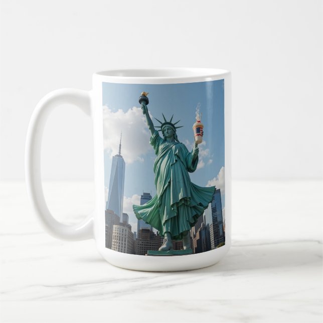 Taza De Café Tasse statu liberty (Izquierda)