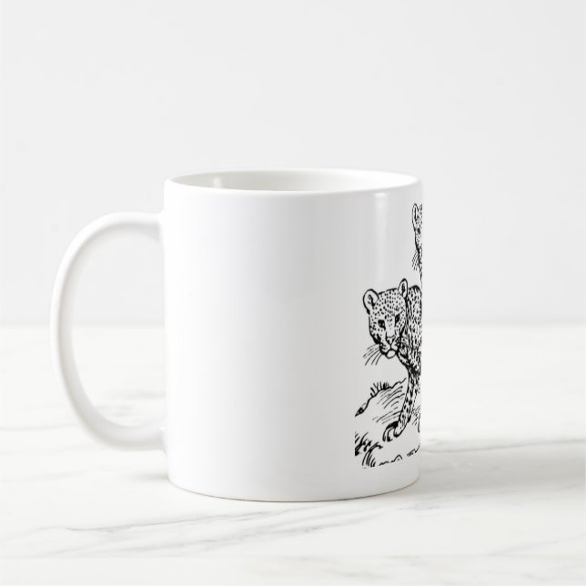 Taza De Café Tasse Twin tiger (Izquierda)