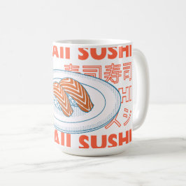 Taza De Café Taste of Japan Text & Sushi