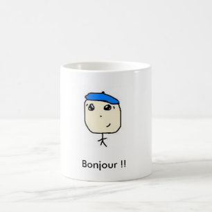 Taza De Café ¡tato franco, Bonjour!!