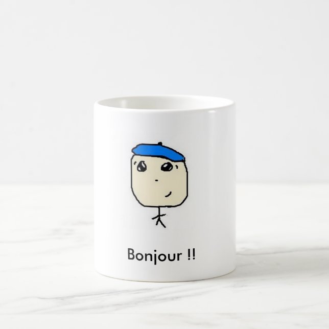 Taza De Café ¡tato franco, Bonjour!! (Centro)