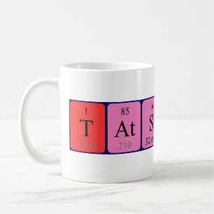 Taza De Café Tatsuki periódica nombre de tabla mug