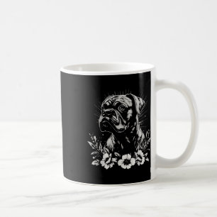 Taza De Café Tattoo Style Lover Boxer Retro Perro _1