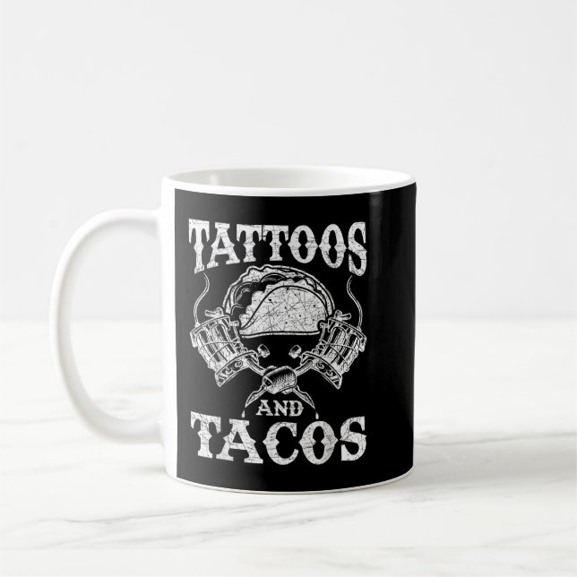 Taza De Café Tatuaje de artista de tatuaje de México (Izquierda)